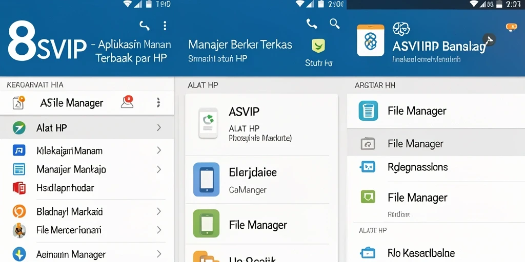 Antarmuka pengguna aplikasi 8SVIP untuk pengelolaan file yang efisien.