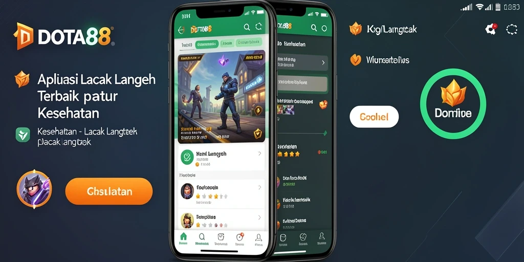 Tampilan antarmuka utama DOTA88 dengan fungsi Lacak Langkah.