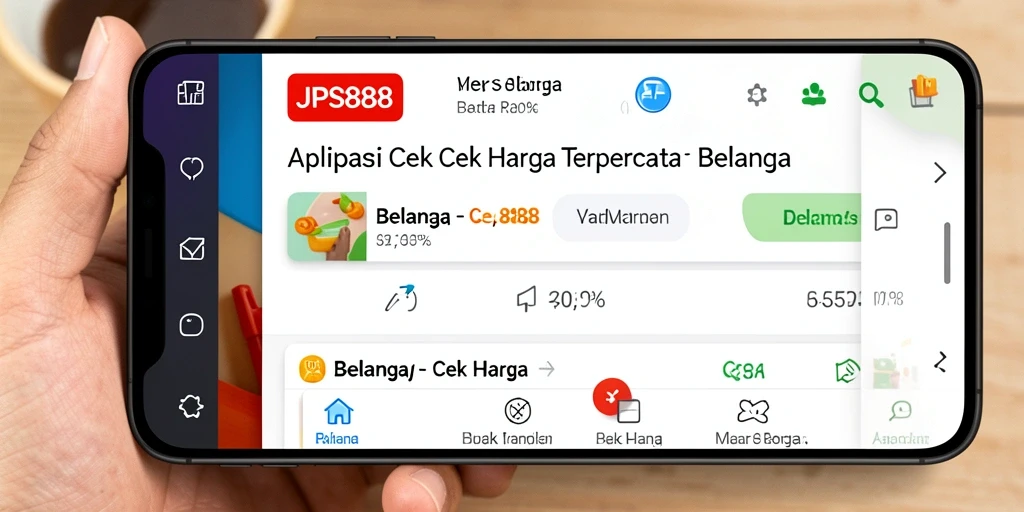 Antarmuka JPS888 yang menampilkan fitur Cek Harga dengan jelas.
