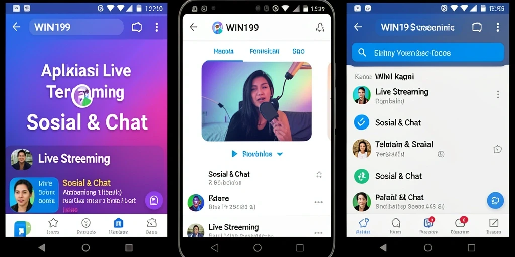 Antarmuka Live Streaming yang menarik dan interaktif dari WIN199.